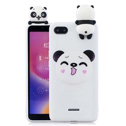 Smiley Panda Soft 3D Climbing Doll Soft Case for Mi Xiaomi Redmi 6A
