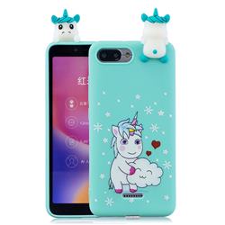 Heart Unicorn Soft 3D Climbing Doll Soft Case for Mi Xiaomi Redmi 6A
