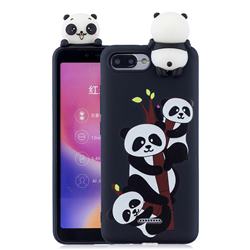 Ascended Panda Soft 3D Climbing Doll Soft Case for Mi Xiaomi Redmi 6A