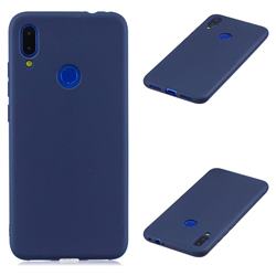 Candy Soft Silicone Protective Phone Case for Mi Xiaomi Redmi 7 - Dark Blue