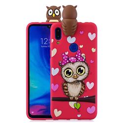 Bow Owl Soft 3D Climbing Doll Soft Case for Mi Xiaomi Redmi 7