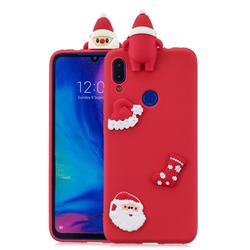 Red Santa Claus Christmas Xmax Soft 3D Silicone Case for Mi Xiaomi Redmi 7