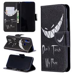 Crooked Grin Leather Wallet Case for Mi Xiaomi Redmi 7