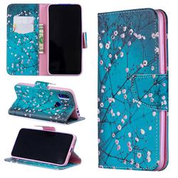 Blue Plum Leather Wallet Case for Mi Xiaomi Redmi 7