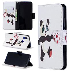 Football Panda Leather Wallet Case for Mi Xiaomi Redmi 7
