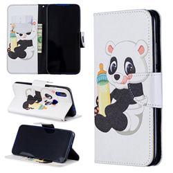Baby Panda Leather Wallet Case for Mi Xiaomi Redmi 7