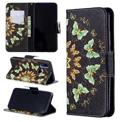 Circle Butterflies Leather Wallet Case for Mi Xiaomi Redmi 7