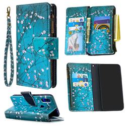 Blue Plum Binfen Color BF03 Retro Zipper Leather Wallet Phone Case for Mi Xiaomi Redmi 7