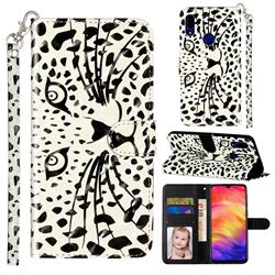 Leopard Panther 3D Leather Phone Holster Wallet Case for Mi Xiaomi Redmi 7