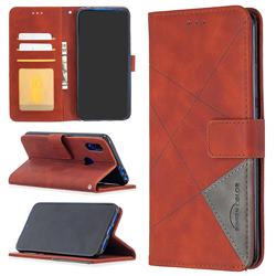 Binfen Color BF05 Prismatic Slim Wallet Flip Cover for Mi Xiaomi Redmi 7 - Brown