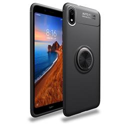 Auto Focus Invisible Ring Holder Soft Phone Case for Mi Xiaomi Redmi 7A - Black
