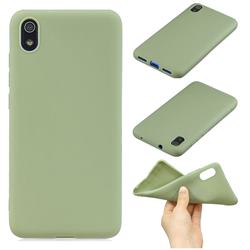 Candy Soft Silicone Phone Case for Mi Xiaomi Redmi 7A - Pea Green
