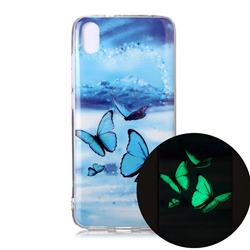 Flying Butterflies Noctilucent Soft TPU Back Cover for Mi Xiaomi Redmi 7A