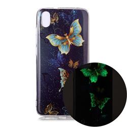 Golden Butterflies Noctilucent Soft TPU Back Cover for Mi Xiaomi Redmi 7A