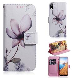 Magnolia Flower PU Leather Wallet Case for Mi Xiaomi Redmi 7A
