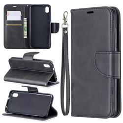 Classic Sheepskin PU Leather Phone Wallet Case for Mi Xiaomi Redmi 7A - Black