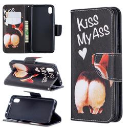 Lovely Pig Ass Leather Wallet Case for Mi Xiaomi Redmi 7A