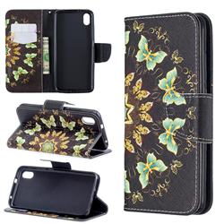 Circle Butterflies Leather Wallet Case for Mi Xiaomi Redmi 7A