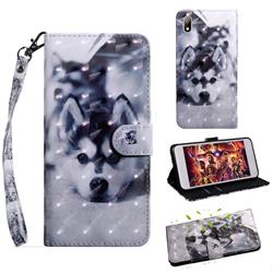 Husky Dog 3D Painted Leather Wallet Case for Mi Xiaomi Redmi 7A