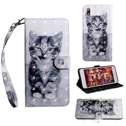 Smiley Cat 3D Painted Leather Wallet Case for Mi Xiaomi Redmi 7A