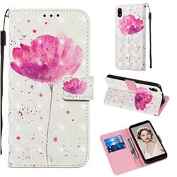 Watercolor 3D Painted Leather Wallet Case for Mi Xiaomi Redmi 7A