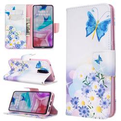 Butterflies Flowers Leather Wallet Case for Mi Xiaomi Redmi 8