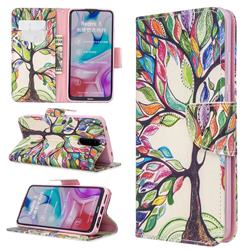 The Tree of Life Leather Wallet Case for Mi Xiaomi Redmi 8