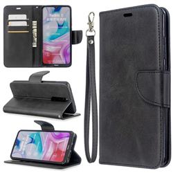 Classic Sheepskin PU Leather Phone Wallet Case for Mi Xiaomi Redmi 8 - Black