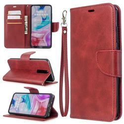 Classic Sheepskin PU Leather Phone Wallet Case for Mi Xiaomi Redmi 8 - Red