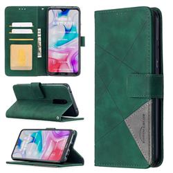 Binfen Color BF05 Prismatic Slim Wallet Flip Cover for Mi Xiaomi Redmi 8 - Green