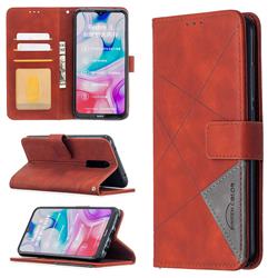 Binfen Color BF05 Prismatic Slim Wallet Flip Cover for Mi Xiaomi Redmi 8 - Brown