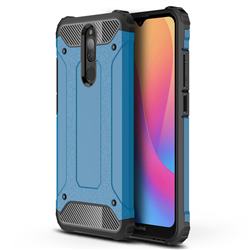 King Kong Armor Premium Shockproof Dual Layer Rugged Hard Cover for Mi Xiaomi Redmi 8A - Sky Blue
