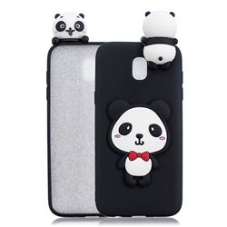Blue Bow Panda Soft 3D Climbing Doll Soft Case for Mi Xiaomi Redmi 8A