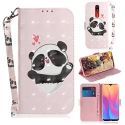 Heart Cat 3D Painted Leather Wallet Phone Case for Mi Xiaomi Redmi 8A