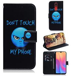 Not Touch My Phone PU Leather Wallet Case for Mi Xiaomi Redmi 8A