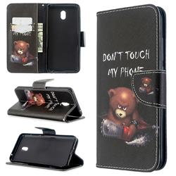 Chainsaw Bear Leather Wallet Case for Mi Xiaomi Redmi 8A