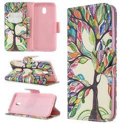 The Tree of Life Leather Wallet Case for Mi Xiaomi Redmi 8A