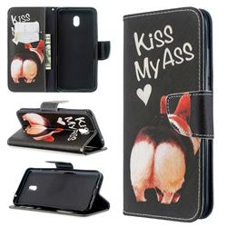 Lovely Pig Ass Leather Wallet Case for Mi Xiaomi Redmi 8A