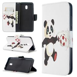 Football Panda Leather Wallet Case for Mi Xiaomi Redmi 8A