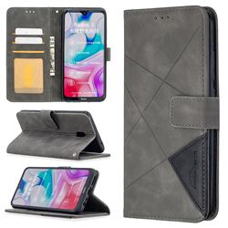 Binfen Color BF05 Prismatic Slim Wallet Flip Cover for Mi Xiaomi Redmi 8A - Gray