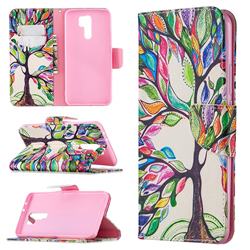 The Tree of Life Leather Wallet Case for Xiaomi Redmi 9