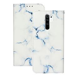 Soft White Marble PU Leather Wallet Case for Xiaomi Redmi 9