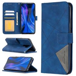 Binfen Color BF05 Prismatic Slim Wallet Flip Cover for Xiaomi Redmi 9 - Blue