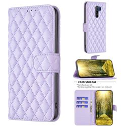 Binfen Color BF-14 Fragrance Protective Wallet Flip Cover for Xiaomi Redmi 9 - Purple