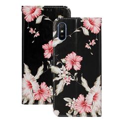 Azalea Flower PU Leather Wallet Case for Xiaomi Redmi 9A
