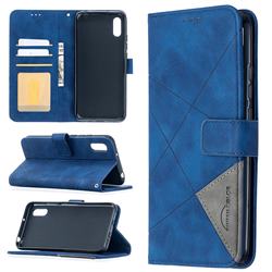 Binfen Color BF05 Prismatic Slim Wallet Flip Cover for Xiaomi Redmi 9A - Blue