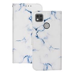 Soft White Marble PU Leather Wallet Case for Xiaomi Redmi 9C