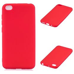 Candy Soft Silicone Protective Phone Case for Mi Xiaomi Redmi Go - Red