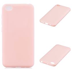 Candy Soft Silicone Protective Phone Case for Mi Xiaomi Redmi Go - Light Pink