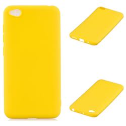 Candy Soft Silicone Protective Phone Case for Mi Xiaomi Redmi Go - Yellow